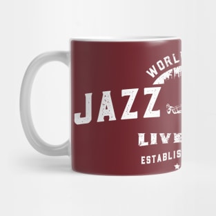 Vintage Jazz Club Design Mug